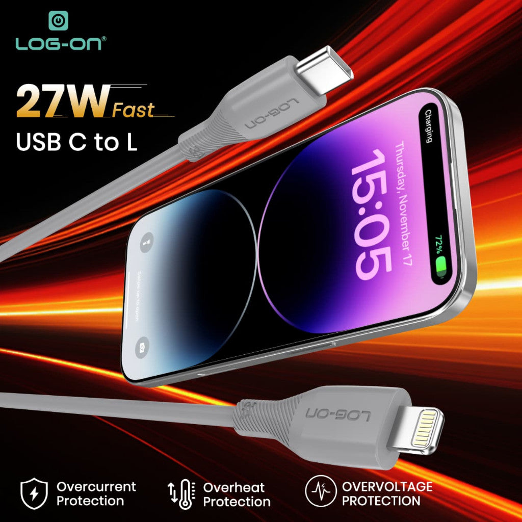 LOG ON KABEL MICRO/TYPE C LO-CB80 FAST CHARGING 3A 1M ANDROID