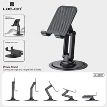 LOG-ON PHONE STAND HOLDER 360° ADJUSTABLE LO-CRH71 PHONE STAND FOR DESK (FREE KUNCI L)
