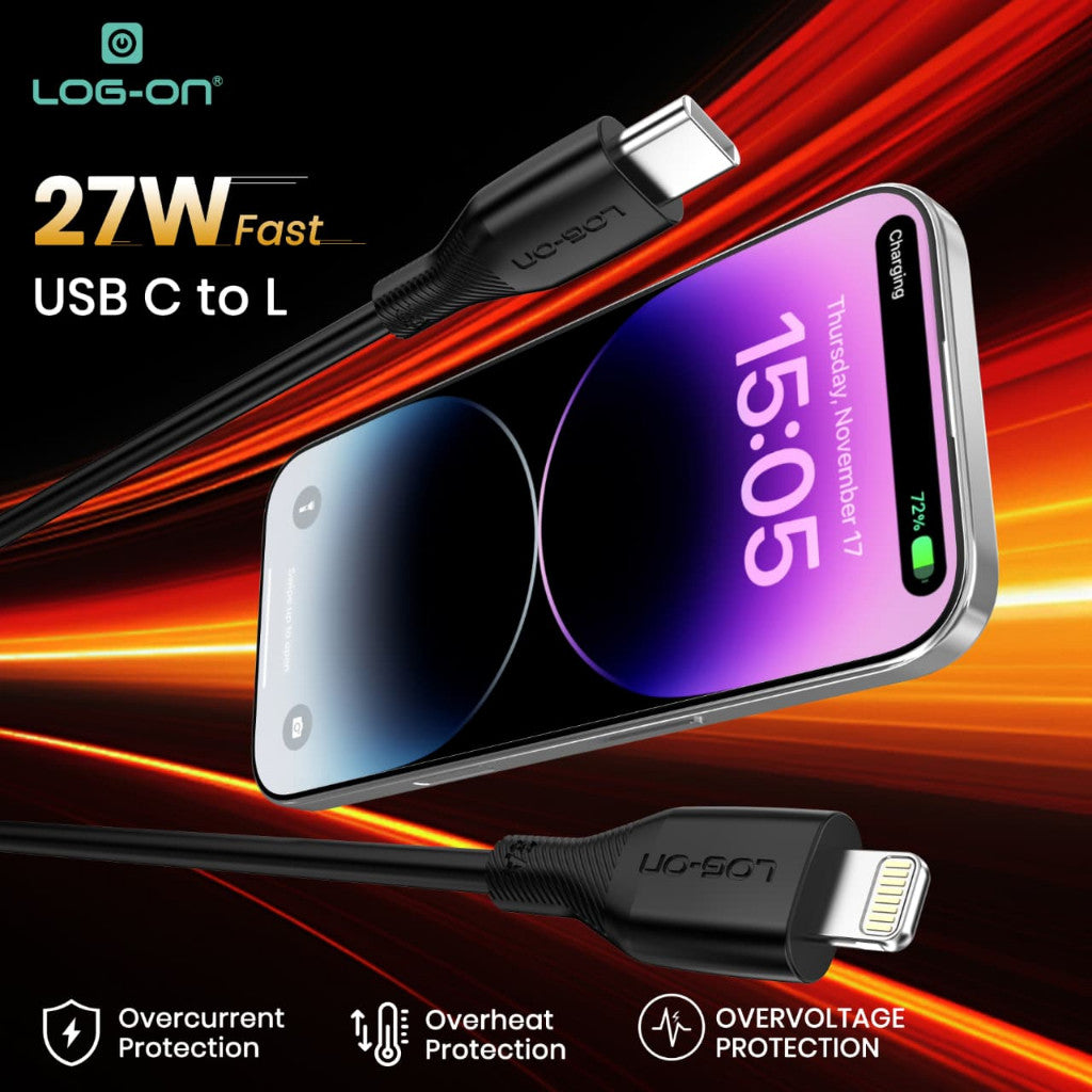LOG ON KABEL MICRO/TYPE C LO-CB80 FAST CHARGING 3A 1M ANDROID