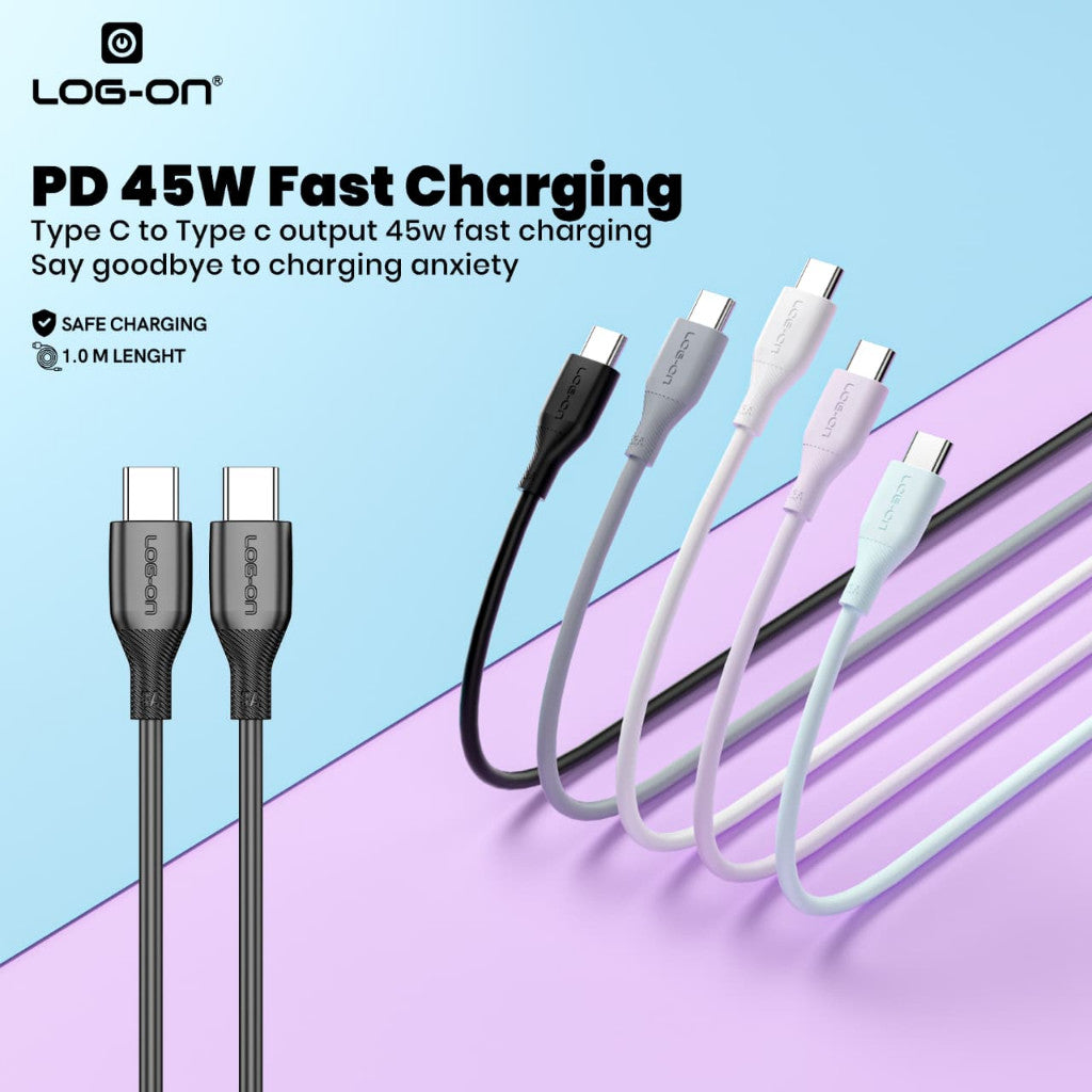 LOG ON KABEL MICRO/TYPE C LO-CB80 FAST CHARGING 3A 1M ANDROID