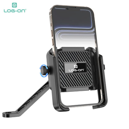 LOG ON HOLDER MOTOR 4X PEREDAM GETAR LO-CRH73 (4-7 INCI) UNTUK DI SPION MOTOR, SEPEDA, SCOOTER