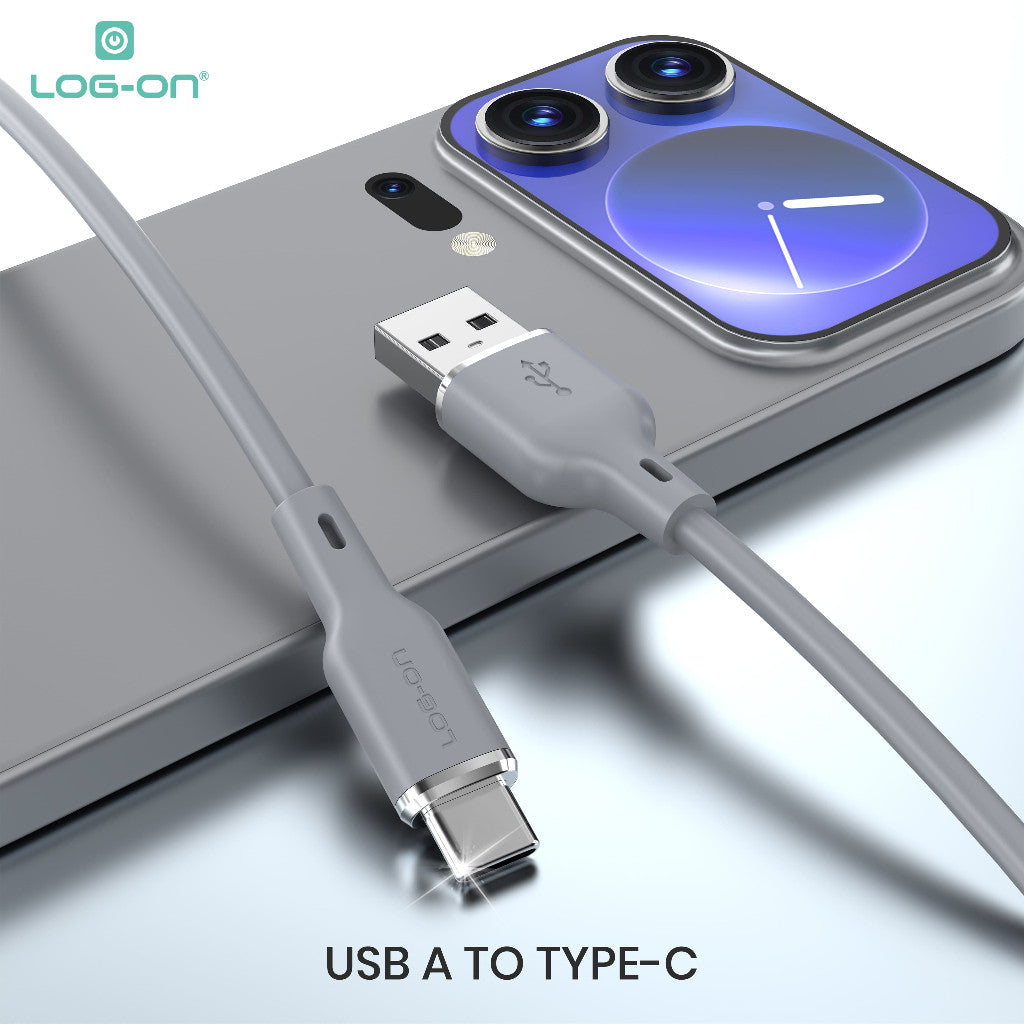 LOG-ON KABEL FAST CHARGING LO-CB92 1,2M Pengisian Daya Cepat 3A