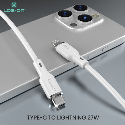 LOG ON 27W-65W KABEL FAST CHARGING LO-CB92 1,2M & 2M SUPPORT PD3.0 C-to-C C-to-iPhone