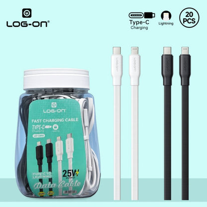 LOG ON 20PCSKABEL FAST CHARGING LO-CB90 KABEL CHARGE SEKALIGUS KABEL DATA