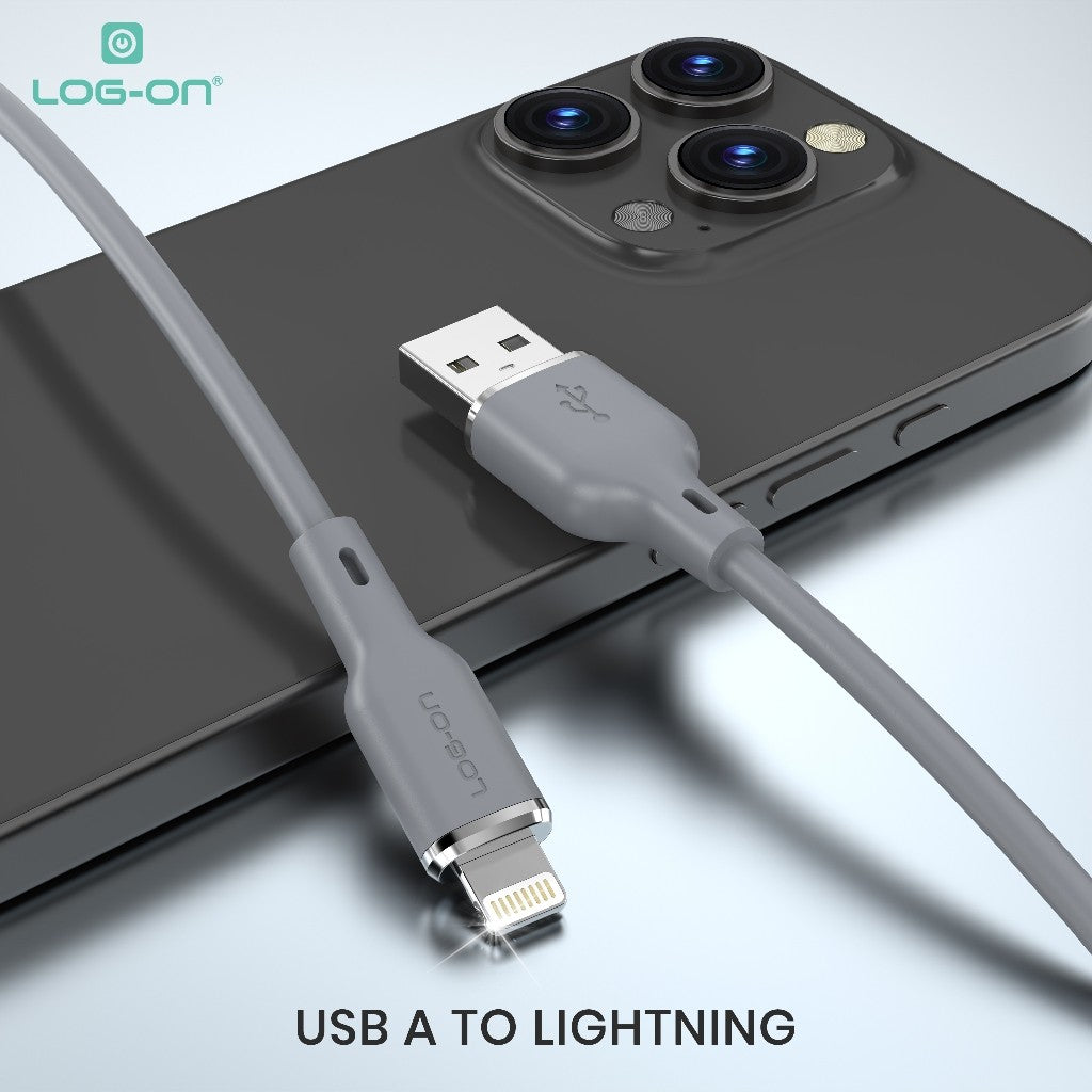 LOG-ON KABEL FAST CHARGING LO-CB92 1,2M Pengisian Daya Cepat 3A