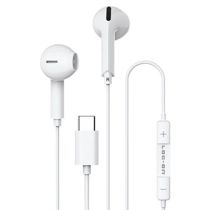LOG ON HEADSET TYPE C MOZART LO-HF779 HANDSFREE-GARANSI RESMI (UNTUK ANDROID TYPE C, IPHONE 15/16 & LAPTOP)