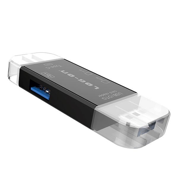 LOG ON CARD READER LO-CR07 3IN1 USB ADAPTER TYPE C/MICRO-USB/USB 2.0,SD/MMC SLOT,MICRO SD