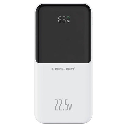 LOG ON POWERBANK HULK V 22.5W 10.000mAh JGO-500H Fast Charging (INCLUDED TYPE C CABLE)