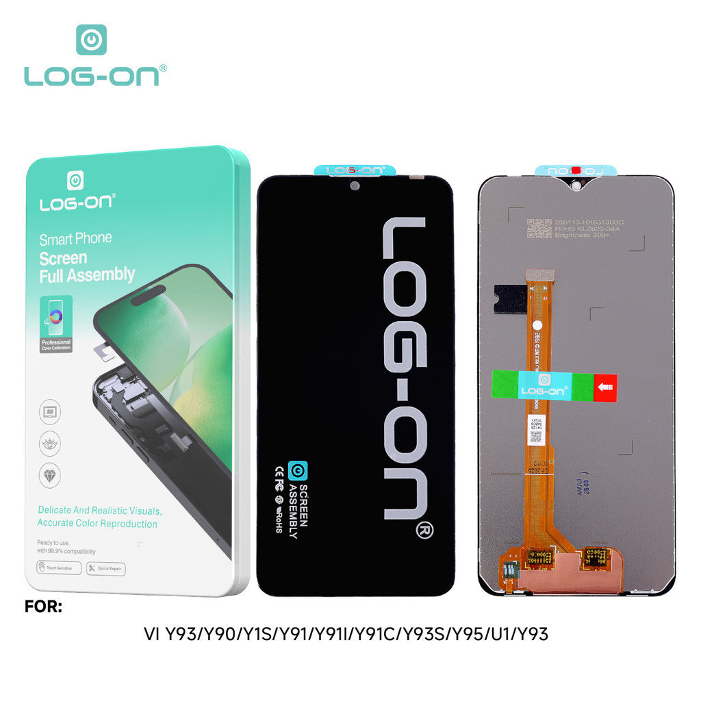 LOG-ON LCD FOR VIVO  Y91/  Y93 / Y95 / Y91C / Y93S / Y91i / Y1S HD+ FULLSET ORIGINAL OEM free lem