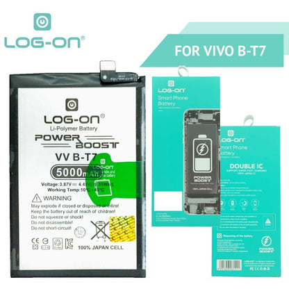 Log On - B-T7 Untuk Vivo Y32 (V2158A) BT7 Support Fast Charging Kapasitas 5000mAh Power Boost Battery Baterai Batre - 1 Tahun Garansi