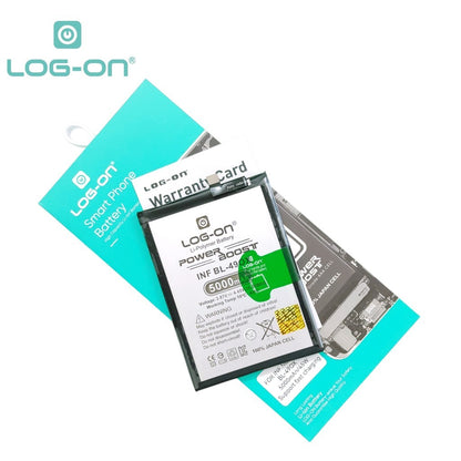 Log On - Baterai Untuk Infinix Note 40S BL49OX Support Fast Charging - Kapasitas 5000mAh Power Boost Battery Baterai Batre - 1 Tahun Garansi