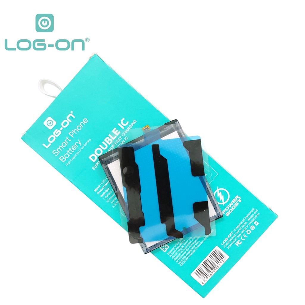Log On Samsung A51/A515/A51 5G EB-BA515ABY Power Boost Double IC Protection Battery Baterai