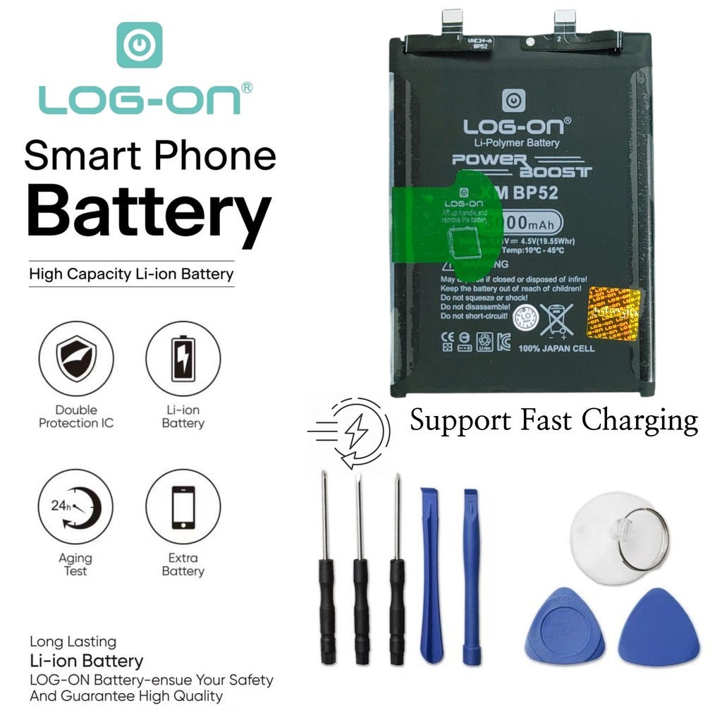 Log On BP52 Untuk Poco F6 BP-52 Power Boost - Kapasitas 5000mAh Power Boost Battery Baterai Batre - 1 Tahun Garansi