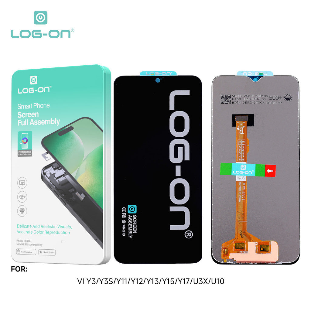 LOG-ON LCD FOR VIVO Y17 / Y12 / Y15 / Y11 / Y3 2019 / Y12i / Y3S HD+ FULLSET ORIGINAL OEM free lem