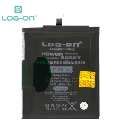 LOG ON BATERAI XIAOMI REDMI 4A BN30 BATRE POWER BOOST BATTERY