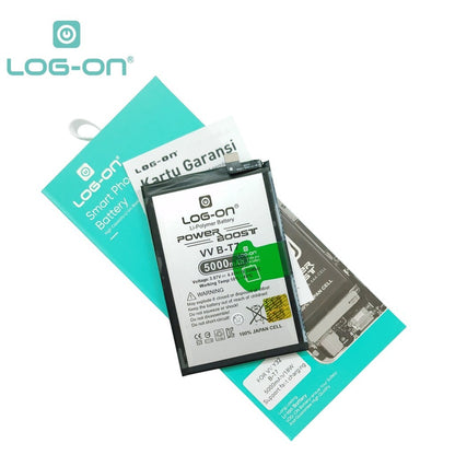 Log On - B-T7 Untuk Vivo Y32 (V2158A) BT7 Support Fast Charging Kapasitas 5000mAh Power Boost Battery Baterai Batre - 1 Tahun Garansi