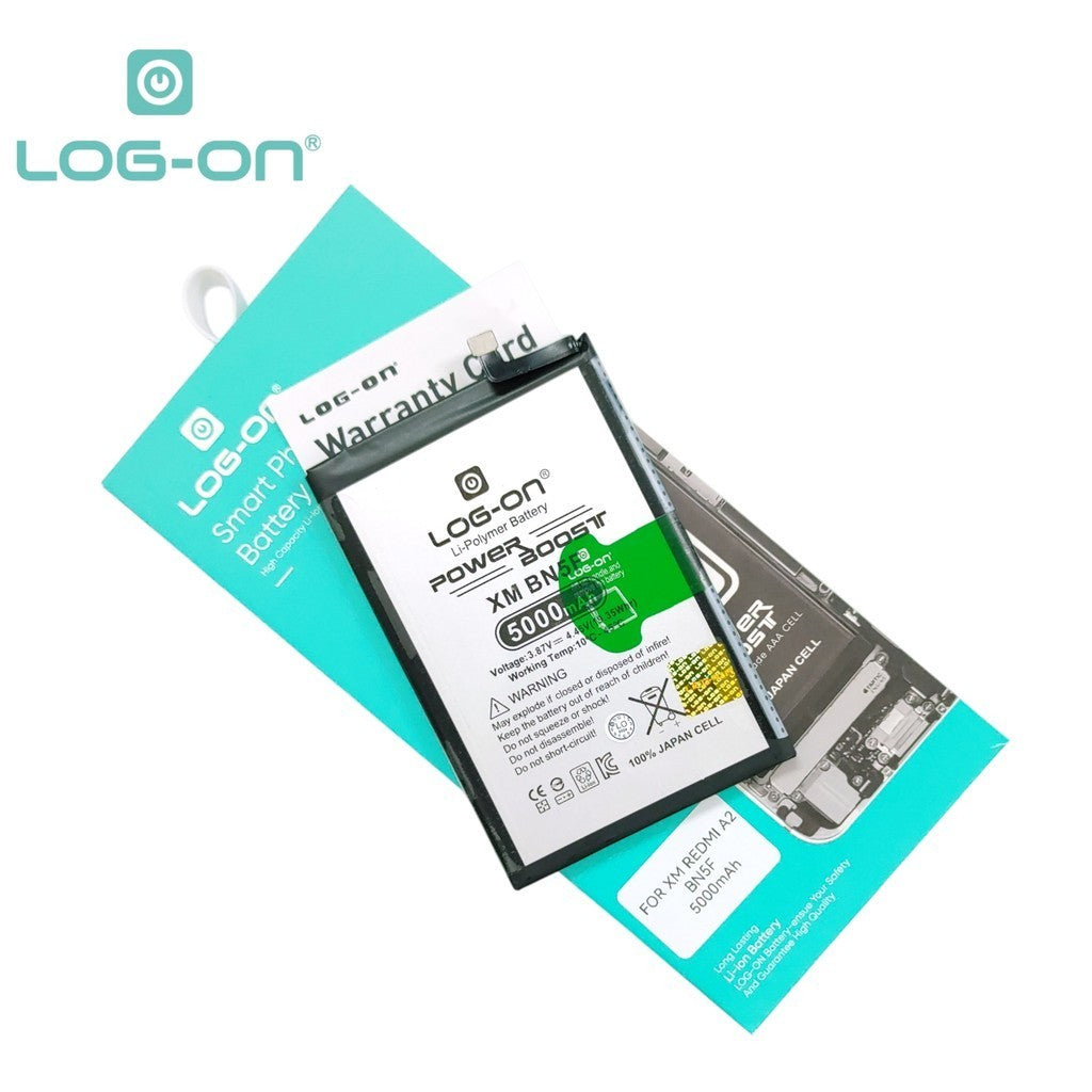 Log On - BN5F Untuk Xiaomi Redmi A2 BN-5F Power Boost - Kapasitas 5000mAh Power Boost Battery Baterai Batre - 1 Tahun Garansi