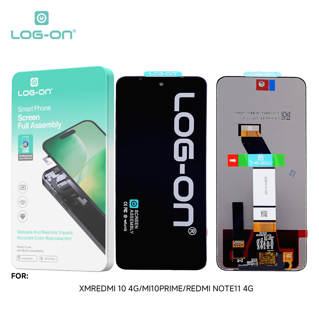 LOG-ON LCD FOR XIAOMI REDMI 10 4G / REDMI 10 PRIME HD+ FULLSET ORIGINAL OEM free lem