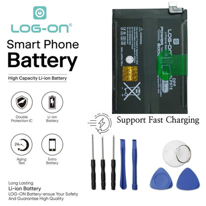 Log On - BLP975 Untuk Realme 11 Pro Plus BLP-975 Power Boost - Kapasitas 5000mAh Battery Baterai Batre - 1 Tahun Garansi