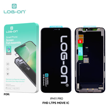 LOG-ON LCD FOR IPHONE 12 / 12 PRO / 12 PRO MAX FHD LTPS MOVE IC FULLSET TOUCHSCREEN ORIGINAL OEM