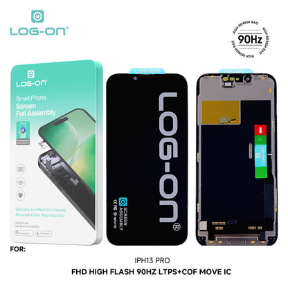 LOG-ON LCD FOR IPHONE 13 / 13 PRO / 13 PRO MAX FHD LTPS MOVE IC FULLSET TOUCHSCREEN ORIGINAL OEM