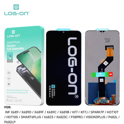 LOG-ON LCD FOR INFINIX HOT 10S X689 / HOT 11 / SMART 6 PLUS / VISION 3 PLUS HD+ FULLSET ORIGINAL OEM free lem