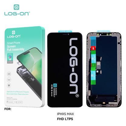 LOG-ON LCD FOR IPHONE X / XR / XS / XS MAX FHD LTPS MOVE IC FULLSET TOUCHSCREEN ORIGINAL OEM