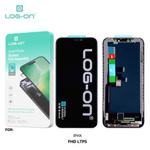 LOG-ON LCD FOR IPH X / XR / XS / XS MAX FHD LTPS MOVE IC FULLSET TOUCHSCREEN ORIGINAL OEM