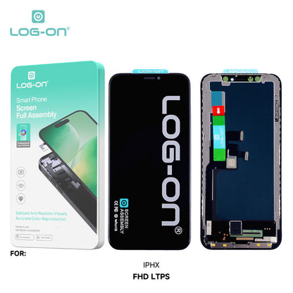 LOG-ON LCD FOR IPHONE X / XR / XS / XS MAX FHD LTPS MOVE IC FULLSET TOUCHSCREEN ORIGINAL OEM