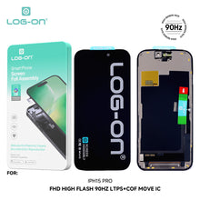 LOG-ON LCD FOR IPHONE 15 / 15 PRO / 15 PRO MAX / 15 PLUS FHD LTPS MOVE IC FULLSET TOUCHSCREEN OEM