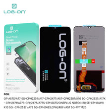 LOG-ON LCD FOR OPPO A57 2020 / A57S /  A17 / A78 5G / A17K  / A17S / A77 5G / A77S / A57 5G HD+ FULLSET ORIGINAL OEM free lem