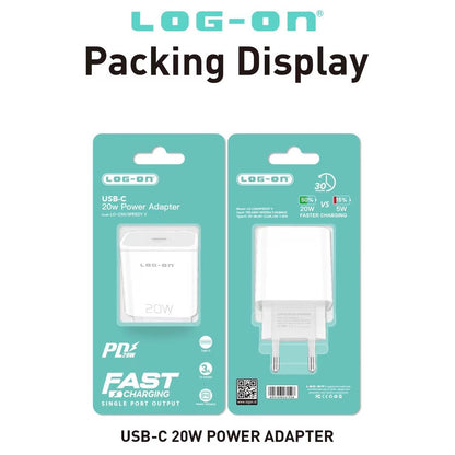 LOG ON ADAPTOR CHARGER PD20W LO-C56 SINGLE PORT