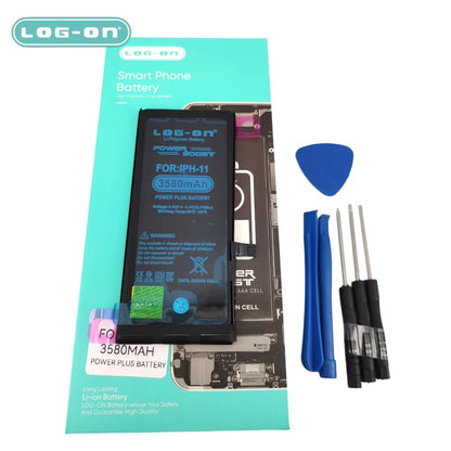 Log On - IPHONE 11 Power Plus Original Battery Baterai Batre