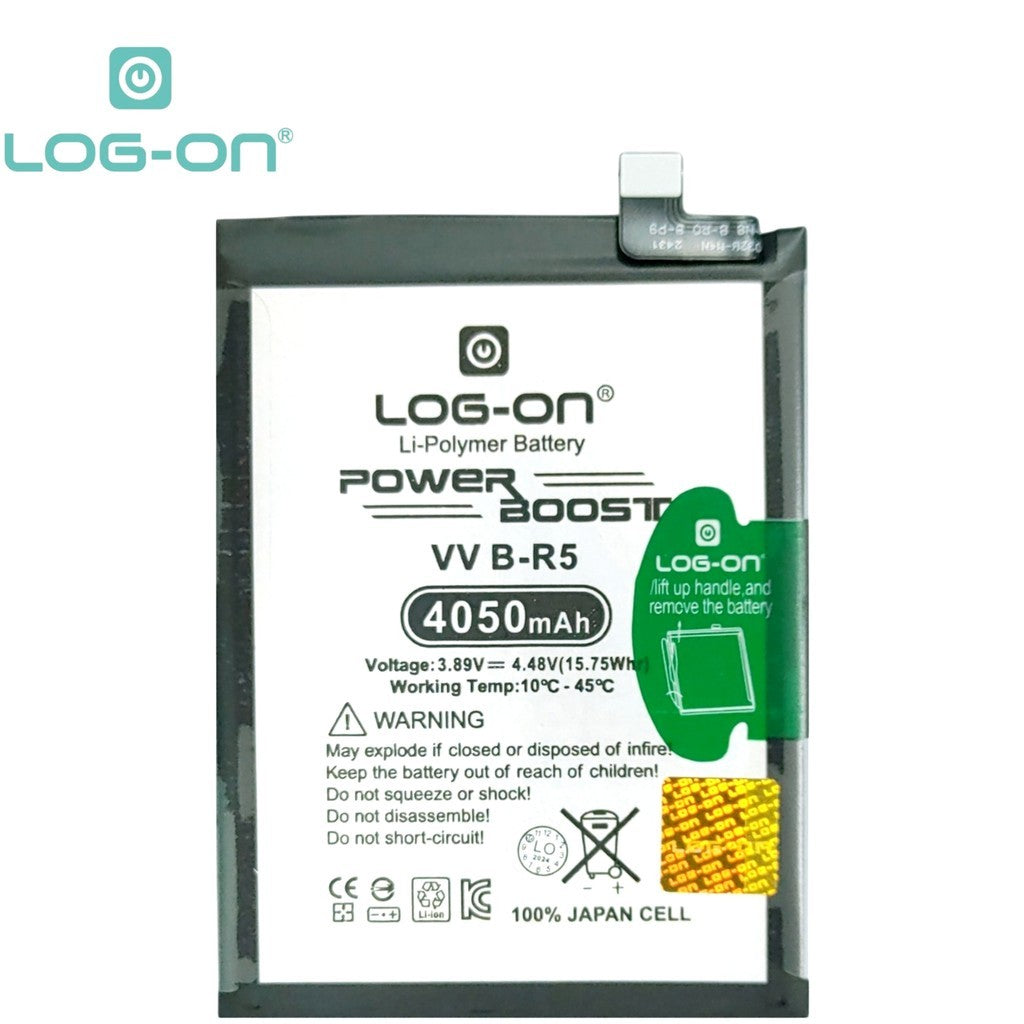 Log On - B-R5 Vivo V23E BR5 Power Boost - Kapasitas 4050mAh Battery Baterai Batre - 1 Tahun Garansi