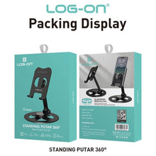 LOG ON HOLDER SMARTPHONE ALUMINIUM LO-CRH58 (ROTASI 360 DERAJAT)