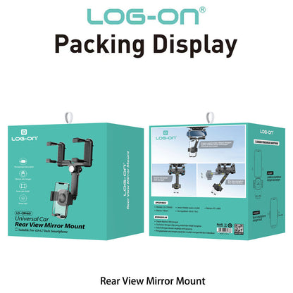 LOG ON HOLDER UNTUK SPION TENGAH MOBIL LO-CRH60 REAR VIEW MIRROR MOUNT