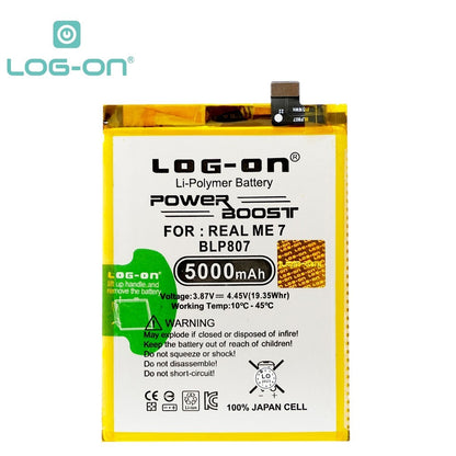 Log On - BLP807 Realme 7 / Realme V5 5G BLP-807 Power Boost Original Battery Baterai Batre