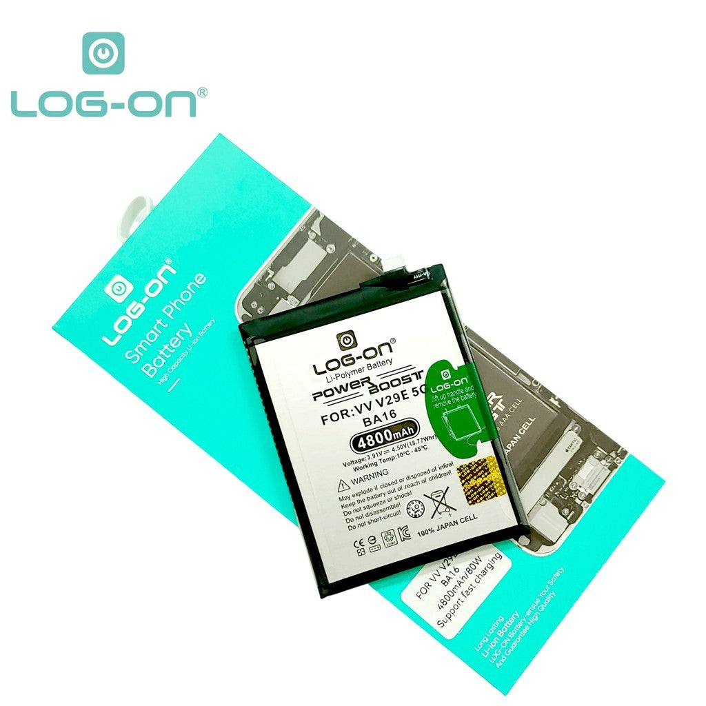 Log On - BA16 Vivo V29E 5G ( V2317 ) / Y200 5G ( V2307 ) Power Boost Original Battery Baterai Batre - 1 Tahun Garansi