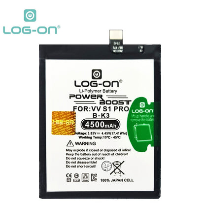 Log On - B-K3 Vivo S1 Pro BK3 Power Boost Original Battery Baterai Batre