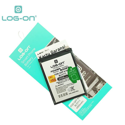 Log On-BLP711 Oppo A1K Power Boost Double IC Battery Baterai