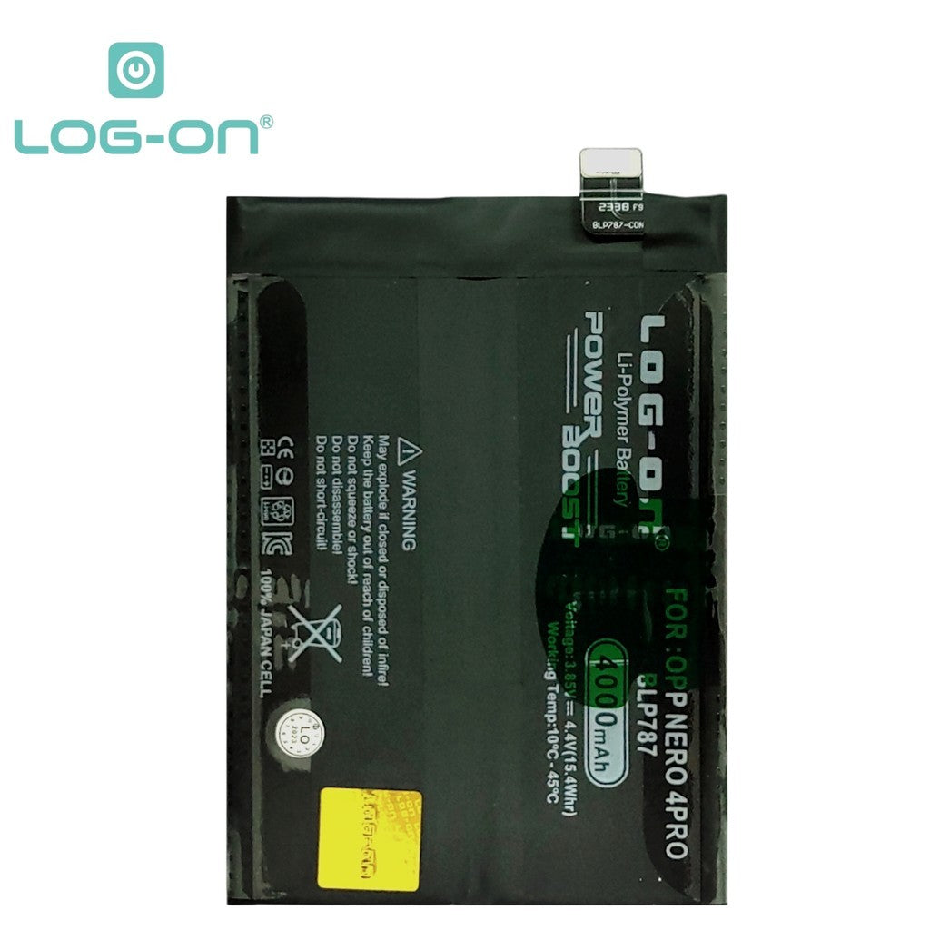 Log On - BLP787 Oppo Reno 4 Pro 4G / 5G BLP-787 Power Boost Original Battery Baterai Batre