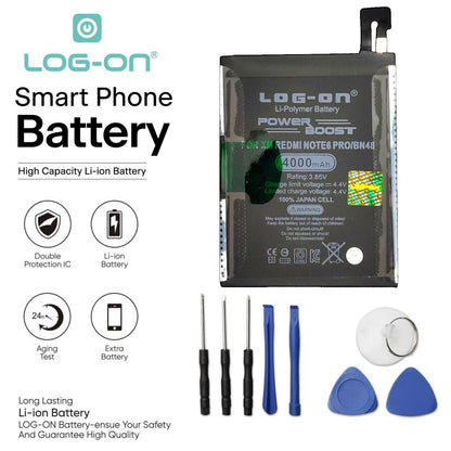 Log On - BN48 Xiaomi Redmi Note 6 Pro  BN-48 Power Boost IC Battery baterai
