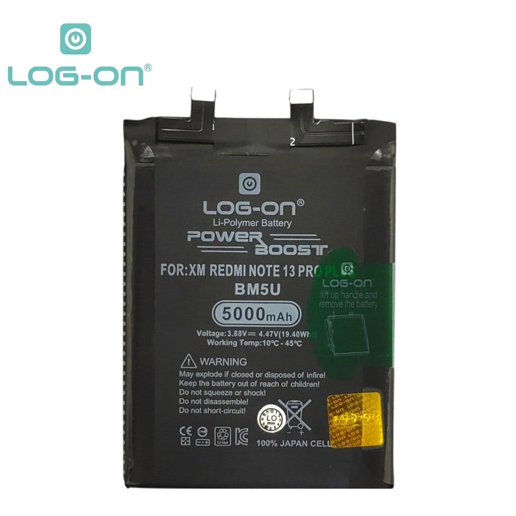 Log On - BM5U Xiaomi Redmi Note 13 Pro Plus BM-5U Power Boost Original Battery Baterai Batre - 1 Tahun Garansi