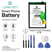 Log On - BLP951 Realme 11 NFC / Realme 10 Pro Plus (RMX3687 / RMX3686 ) BLP-951  Power Boost Original Battery Baterai Batre - 1 Tahun Garansi