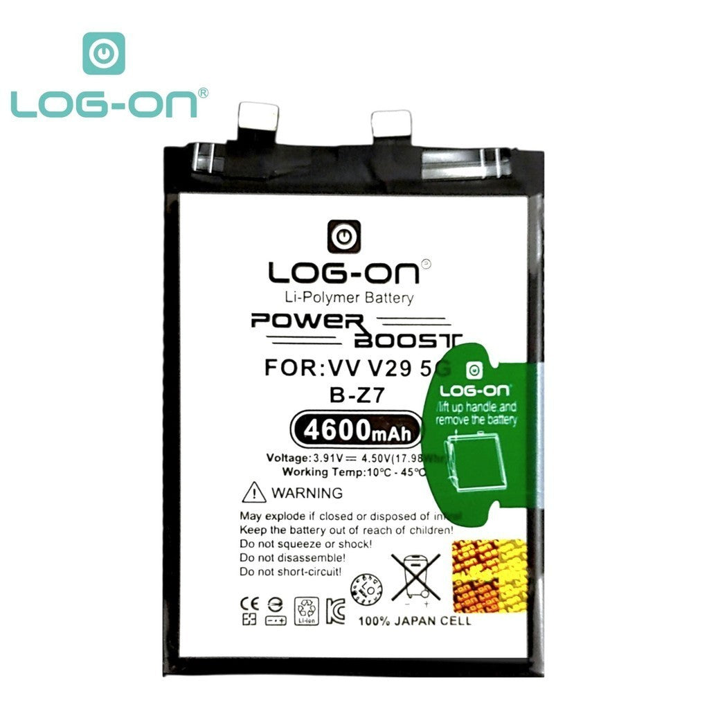 Log On - BZ7 Vivo V29 5G ( V2250 ) B-Z7 Power Boost Original Battery Baterai Batre - 1 Tahun Garansi