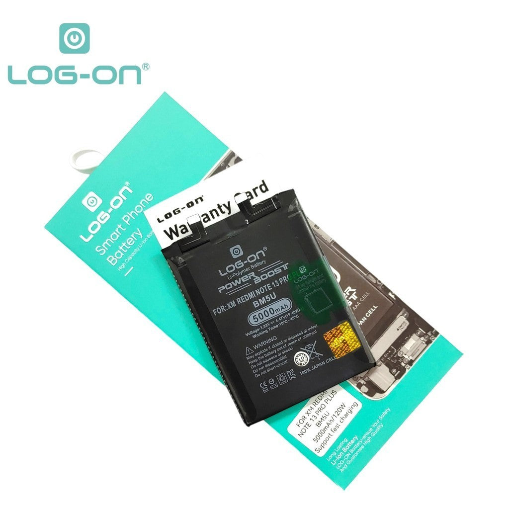 Log On - BM5U Xiaomi Redmi Note 13 Pro Plus BM-5U Power Boost Original Battery Baterai Batre - 1 Tahun Garansi