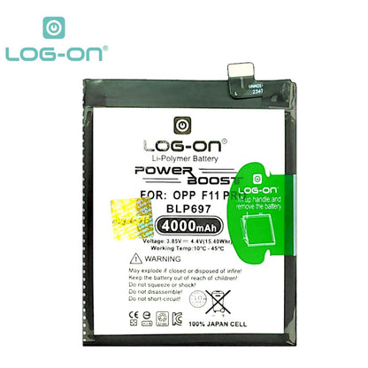 Log On - BLP697 Oppo F11 Pro CPH169 / CPH2209 BLP-697 Power Boost Original Battery Baterai Batre