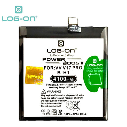 Log On - B-H1 Vivo V17 Pro Power Boost Double Protection IC Battery Baterai Batre