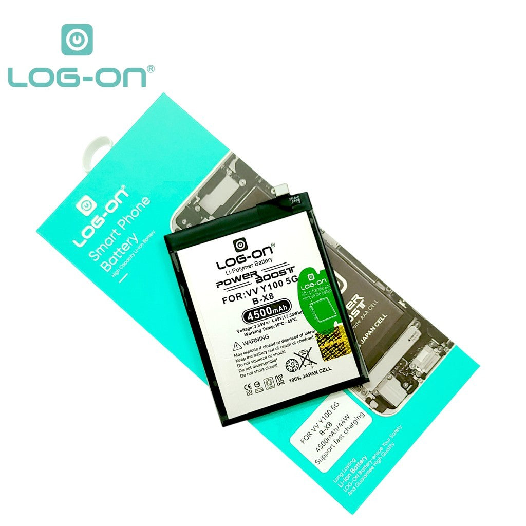 Log on - B-X8 Vivo Y100 5G ( V2239 ) BX8 Power Boost Original Battery Baterai Batre - 1 Tahun Garansi