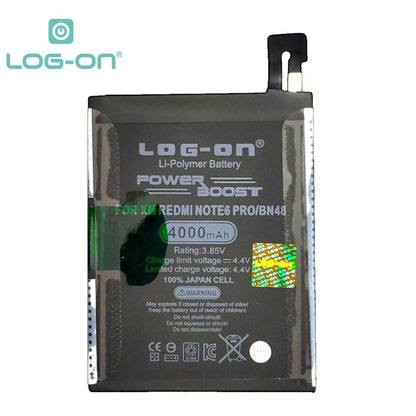 Log On - BN48 Xiaomi Redmi Note 6 Pro  BN-48 Power Boost IC Battery baterai